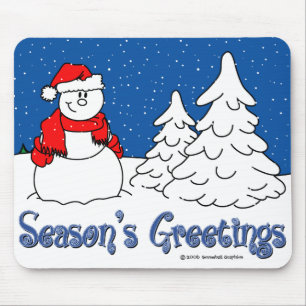 Season's Greetings Mousepad