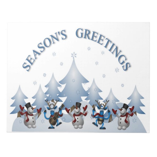 SEASONS GREETINGS NOTEPAD (Front)