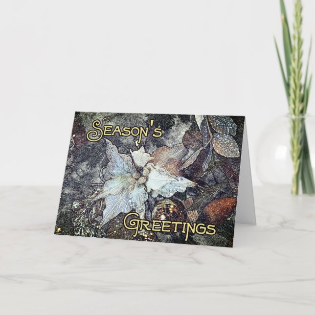 Season's Greetings Ornament Card (Front)