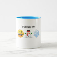 Season's Greetings | Personalised Emoji Coffee Mug