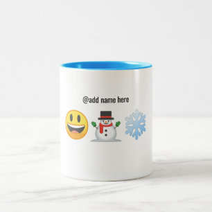 Season's Greetings   Personalised Emoji Coffee Mug