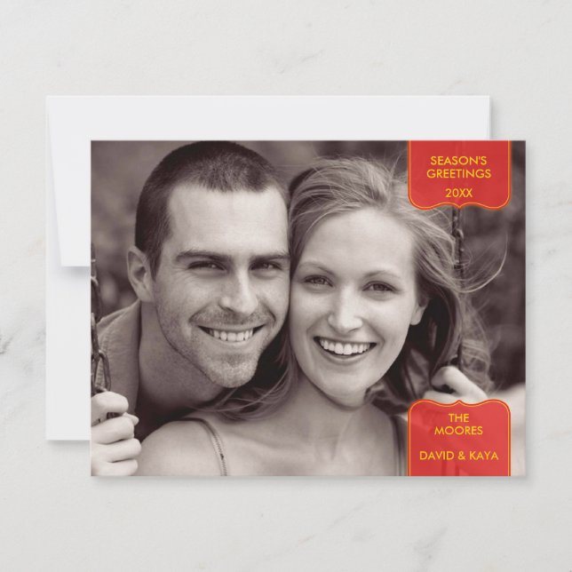 Season's Greetings Photo Card (Front)