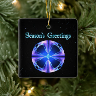 Season's Greetings - Polaris Ceramic Ornament