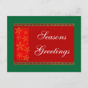 Seasons Greetings Postcard