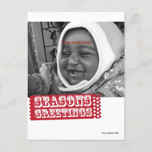 Seasons Greetings Postcard