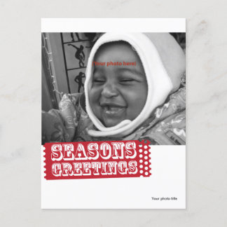 Seasons Greetings Postcard