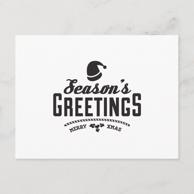 Season's Greetings Postcard (Front)