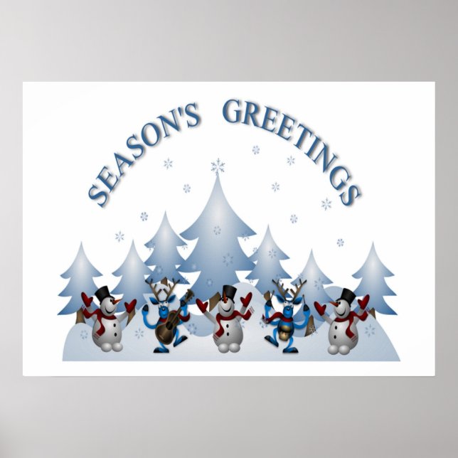SEASONS GREETINGS POSTER (Front)