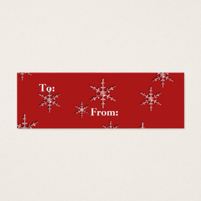 seasons greetings snowflakes (Front)