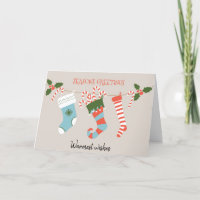 Season's Greetings | Socks With Sugar Cane & Gifts