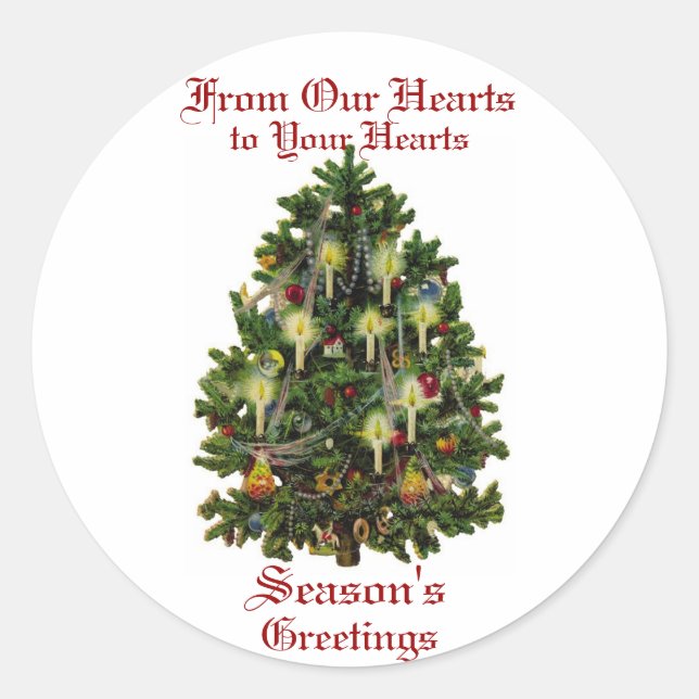 Season's Greetings Sticker (Front)