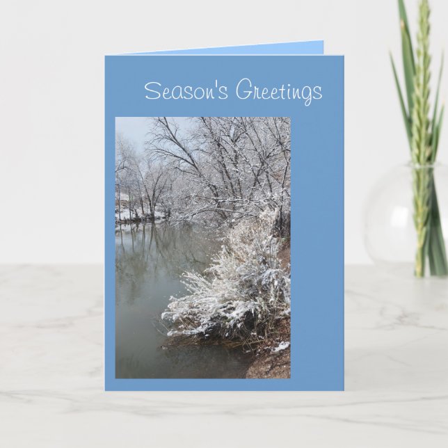 Season's Greetings Template Greeting (Front)