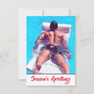 Season's Greetings Thank You Card