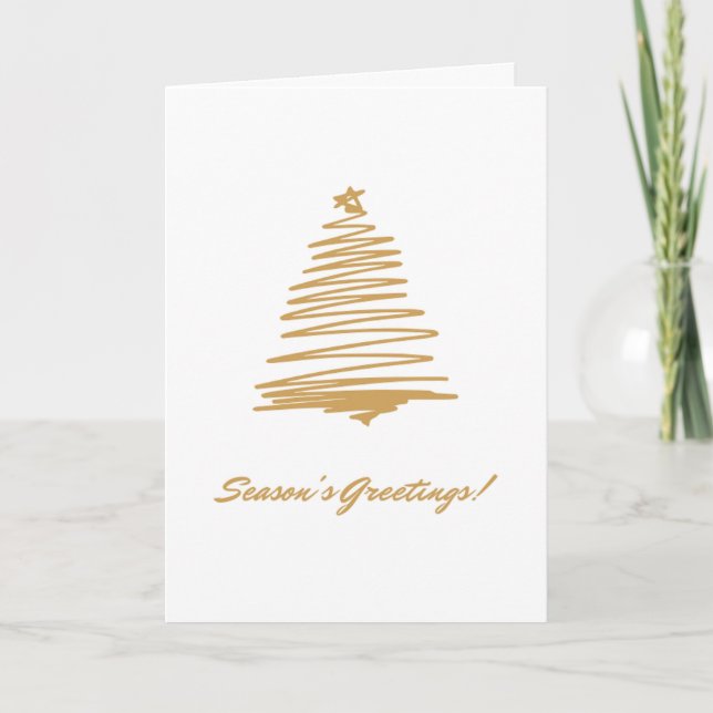 Season's Greetings Thank You Card (Front)