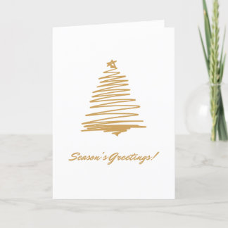 Season's Greetings Thank You Card