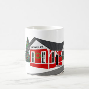 Season's Greetings Train Depot Your Town Year Coffee Mug