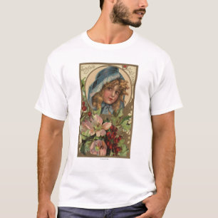 Seasons GreetingsGirl in a Hood T-Shirt