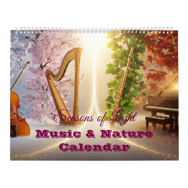 Seasons of Light – Music & Nature Calendar (Cover)
