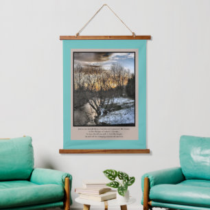 Seasons of our Lives Inspirational Hanging Tapestry