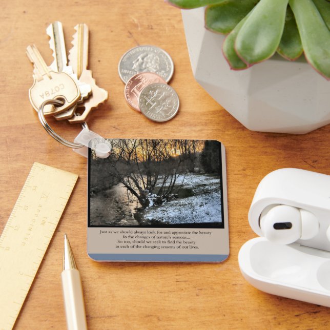 Seasons of our Lives Inspirational Key Ring (Desk)