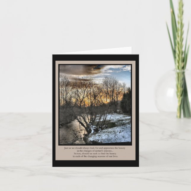 Seasons of Our Lives Inspirations Card (Front)