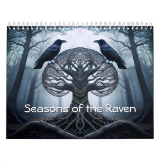 Seasons of the Raven 12 month Calendar