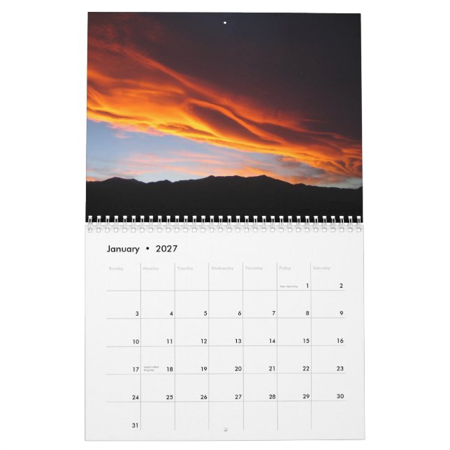 Seasons of the Soul Calendar (Jan 2027)