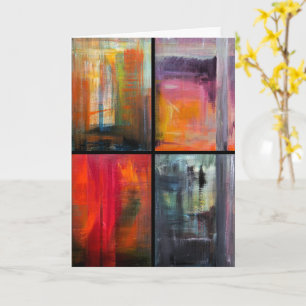Seasons Painting by Alfred Fox Card