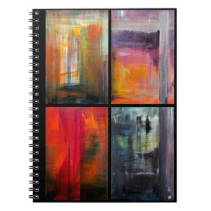 Seasons Painting by Alfred Fox Notebook