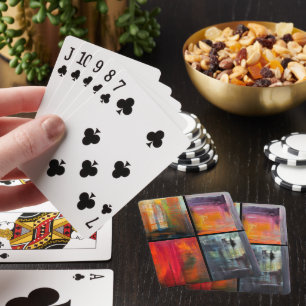 Seasons Painting by Alfred Fox Playing Cards