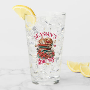 Season's Readings Cosy Kitten  Glass
