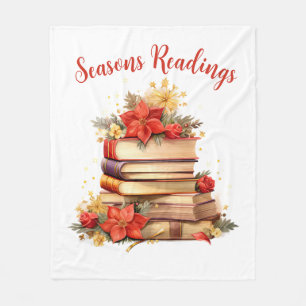 Seasons Readings Fleece Blanket