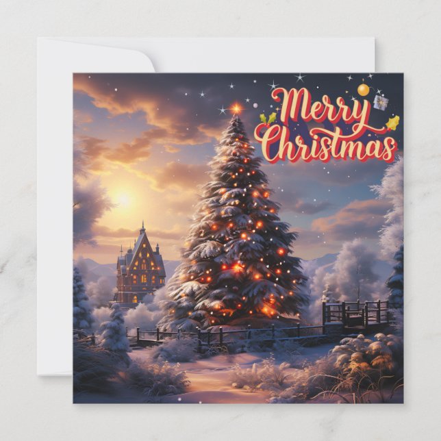 Season's Sparkle Christmas Card (Front)