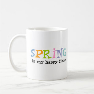 seasons spring happy time coffee mug
