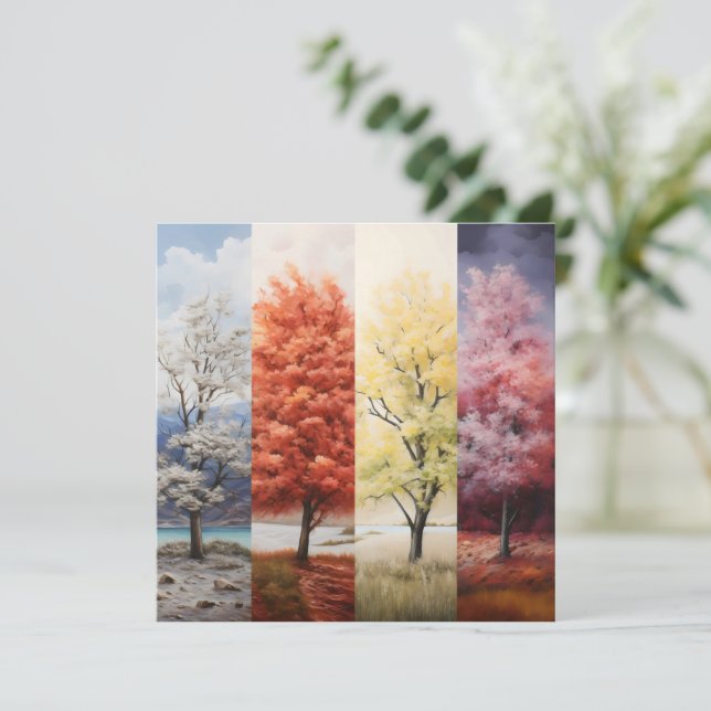Seasons Weather Tree Colours Programme (Standing Front)