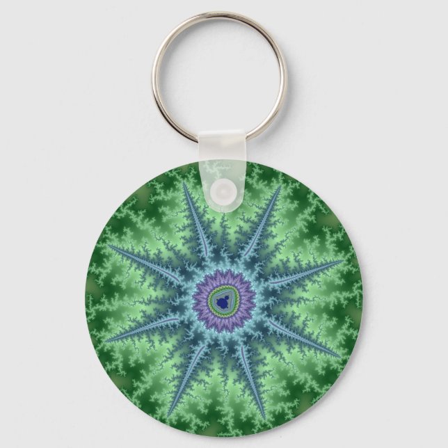 Seastar - Fractal Key Ring (Front)