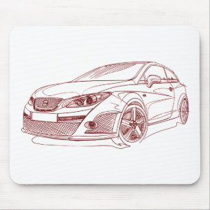 Seat Ibiza Bocanegra 2010 Mouse Mat