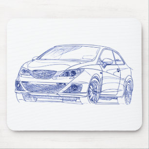 Seat Ibiza FR 2010 Mouse Mat