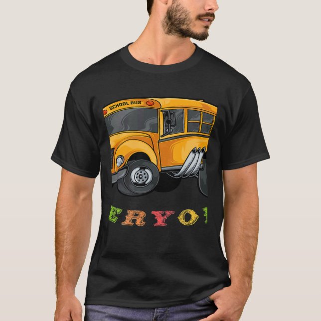 Seatbelts Everyone Magic School Bus Driver Job Pri T-Shirt (Front)