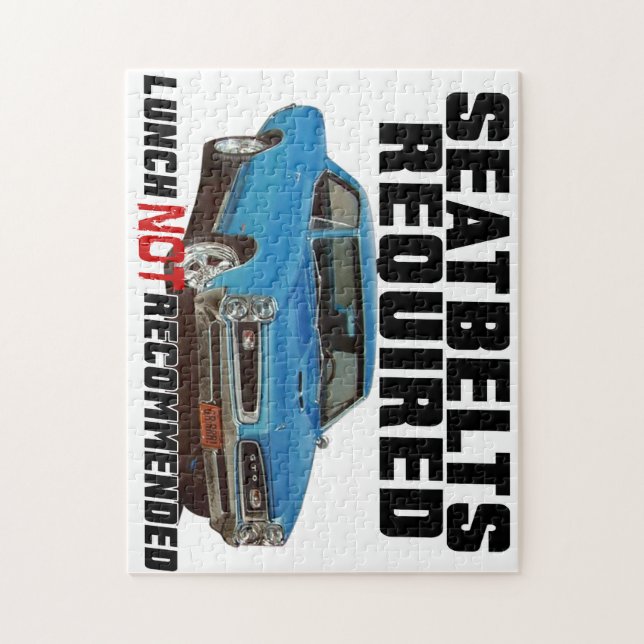 Seatbelts Required for GTO Jigsaw Puzzle (Vertical)