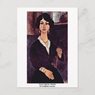 Seated Algerian Almaiisa By Modigliani Amedeo Postcard