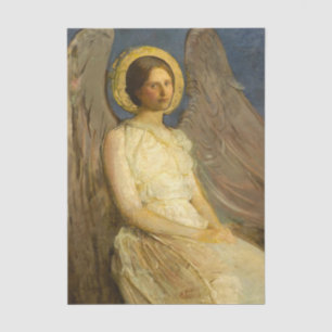 Seated Angel by Abbott Handerson Thayer Tissue Paper