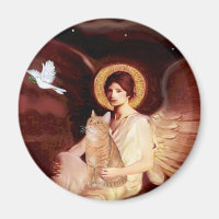Seated Angel - Orange Tabby SH cat 46