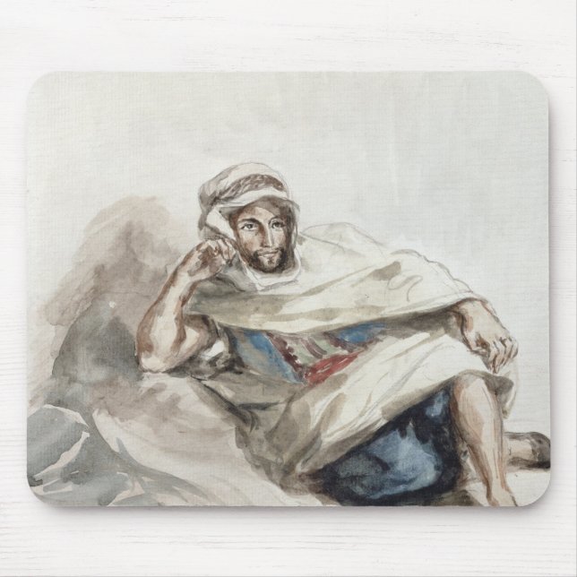 Seated Arab Mouse Mat (Front)
