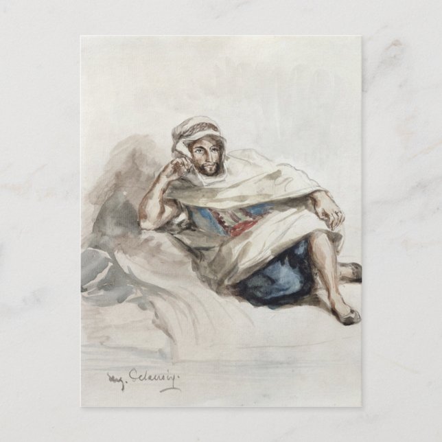Seated Arab Postcard (Front)