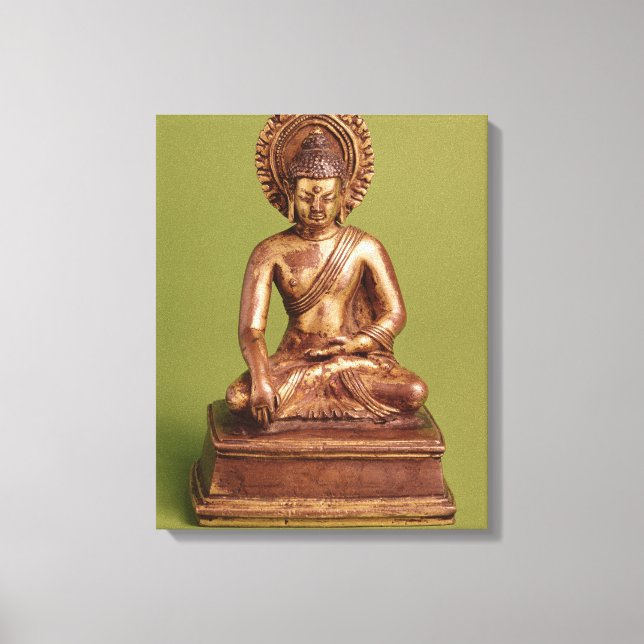 Seated Buddha Canvas Print (Front)