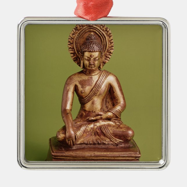 Seated Buddha Metal Tree Decoration (Front)