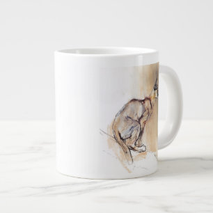 Seated Caracal 2009 Large Coffee Mug