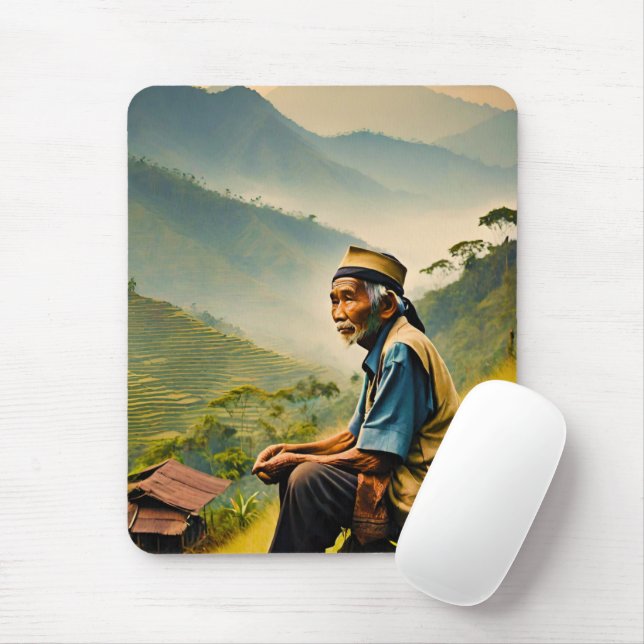 Seated in Serenity Mouse Mat (With Mouse)