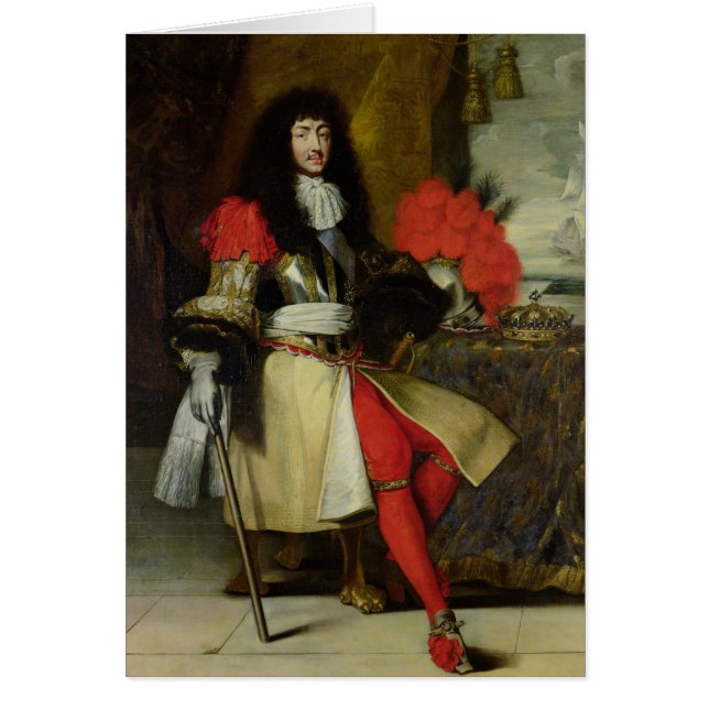 Seated Portrait of Louis XIV  after 1670 (Front)